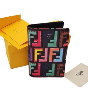 Fendi Fun Fair Embossed Passport Cover